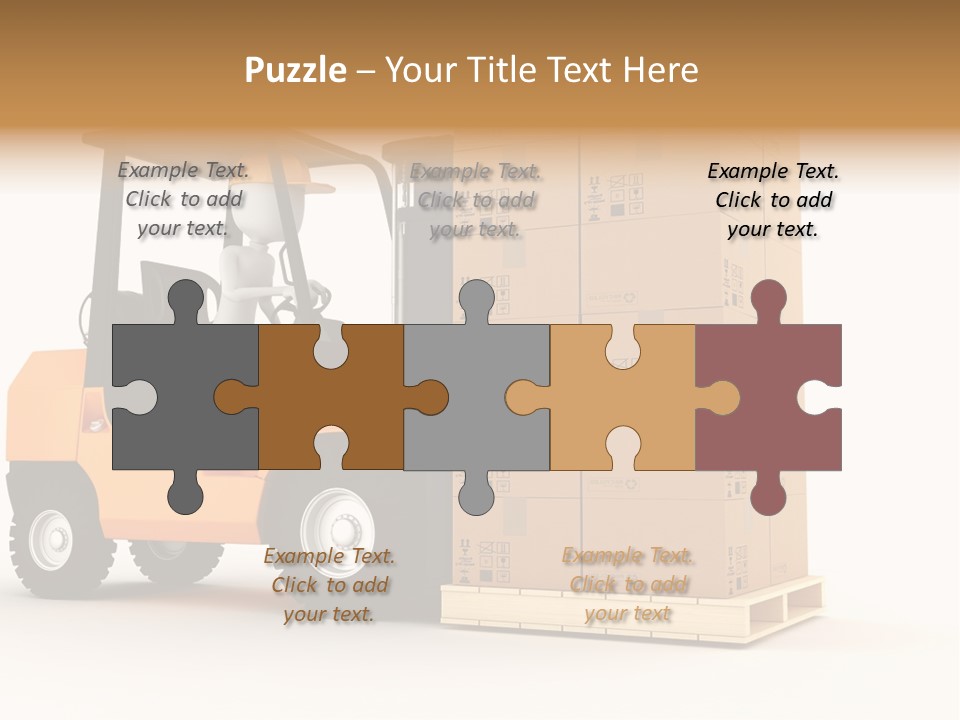 Lift Merchandise Equipment PowerPoint Template