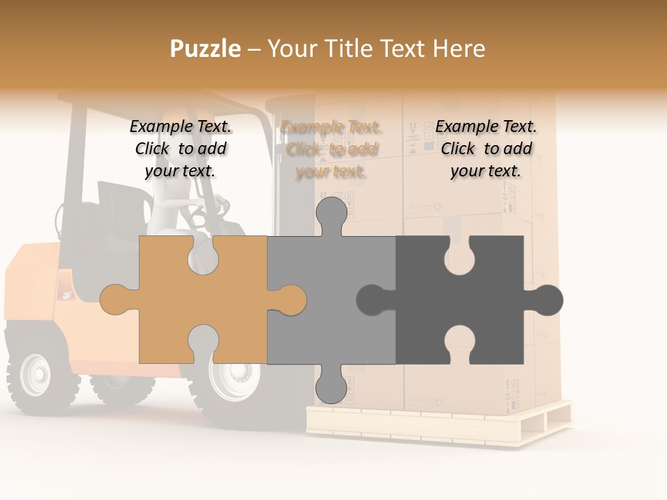 Lift Merchandise Equipment PowerPoint Template