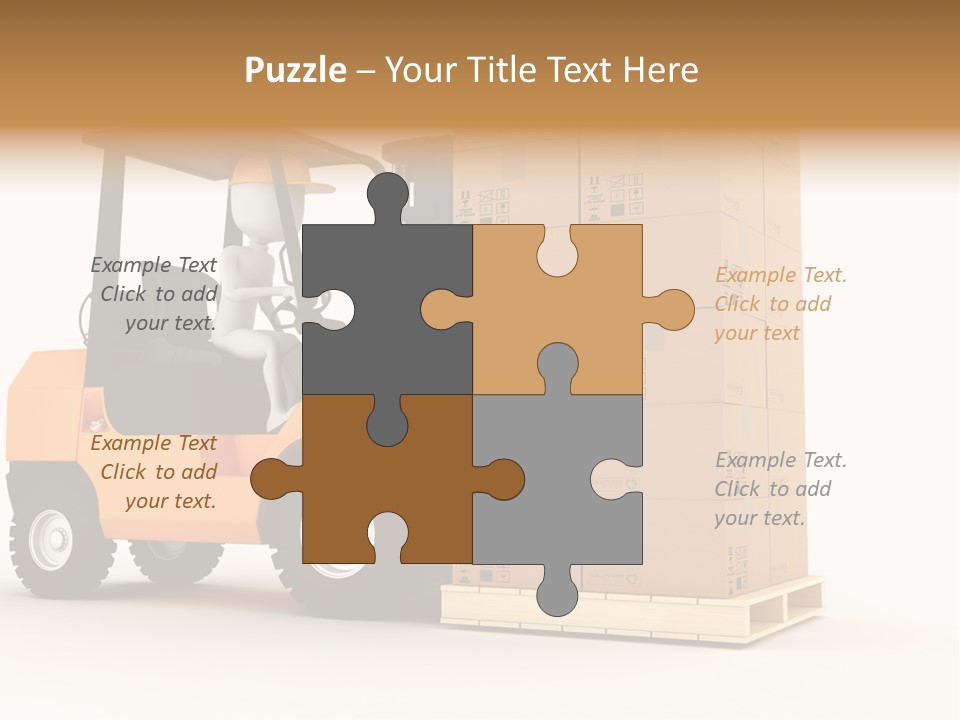 Lift Merchandise Equipment PowerPoint Template