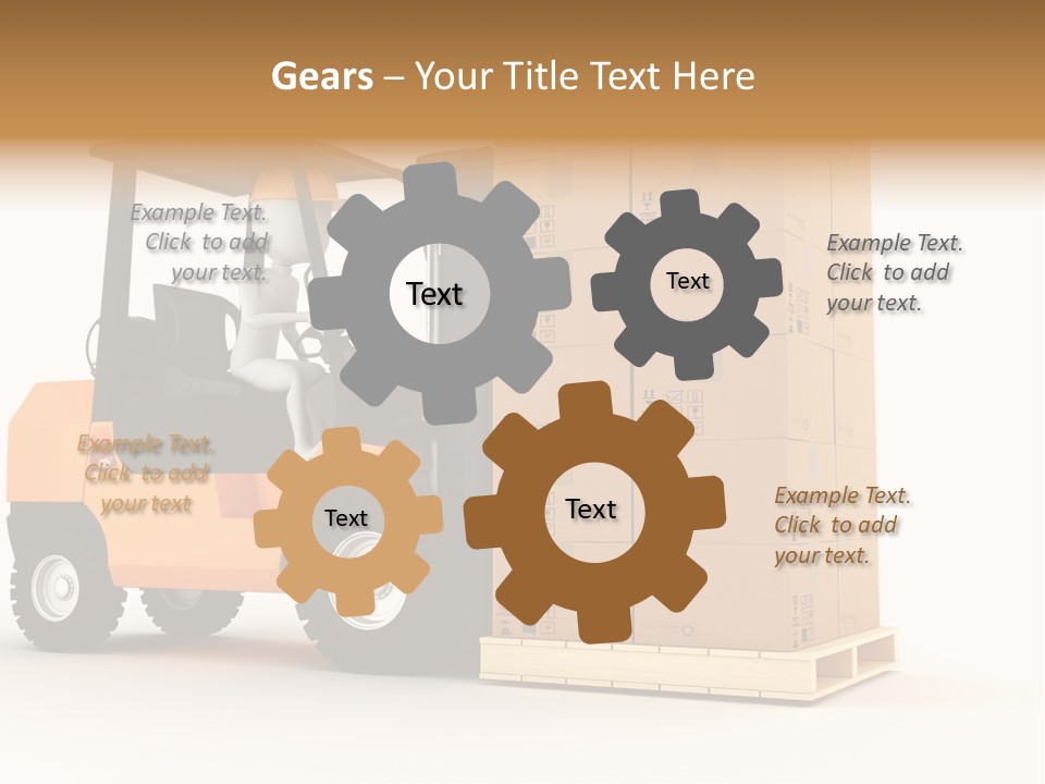 Lift Merchandise Equipment PowerPoint Template