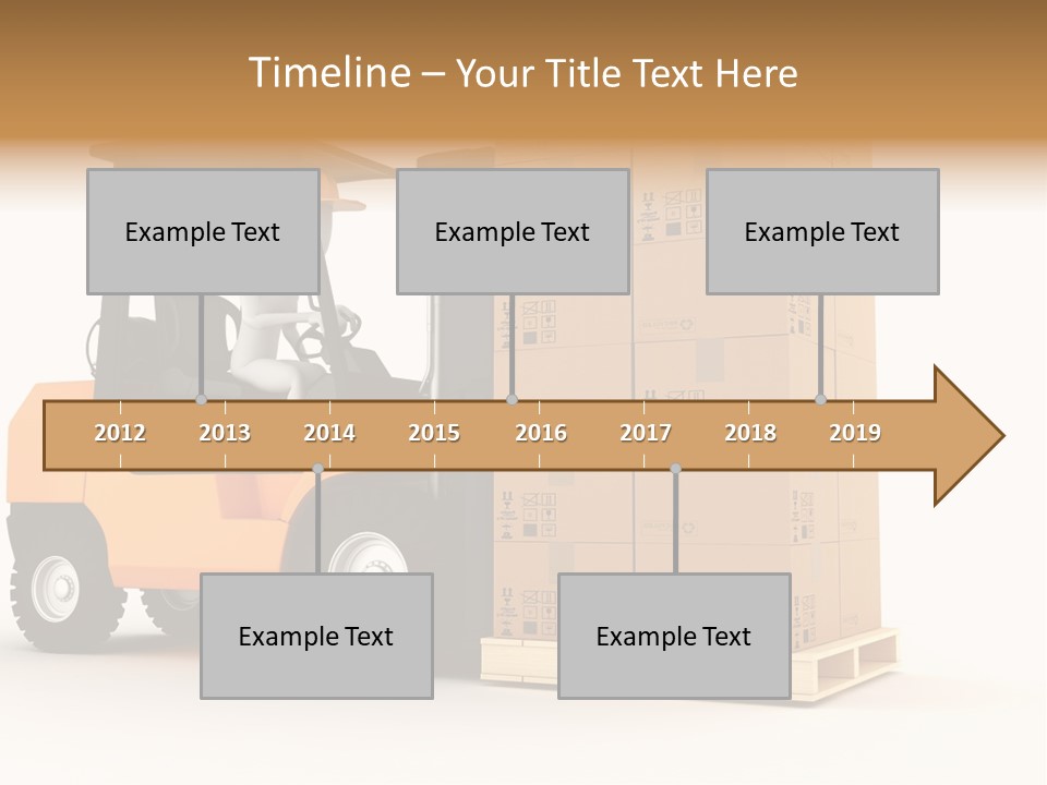 Lift Merchandise Equipment PowerPoint Template