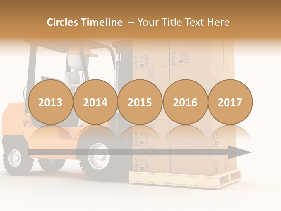 Lift Merchandise Equipment PowerPoint Template