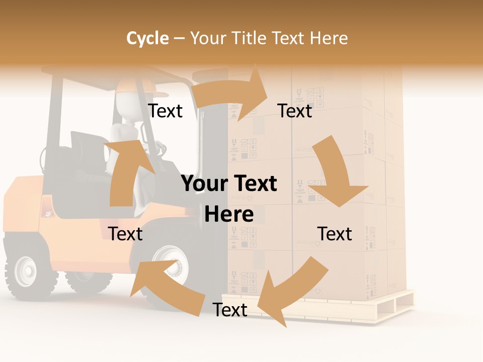 Lift Merchandise Equipment PowerPoint Template