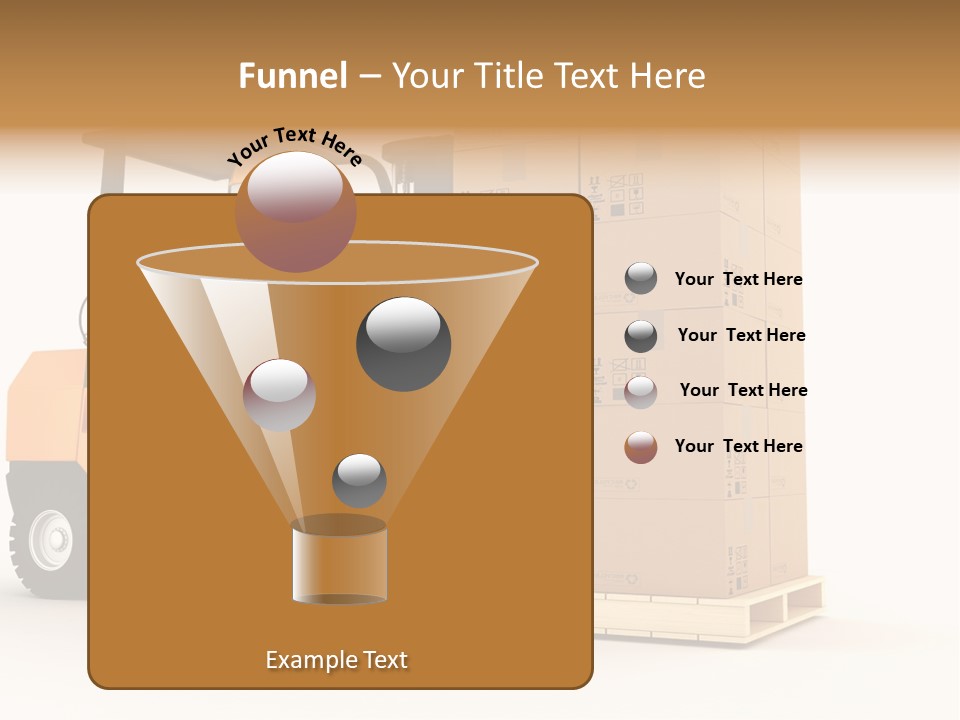 Lift Merchandise Equipment PowerPoint Template
