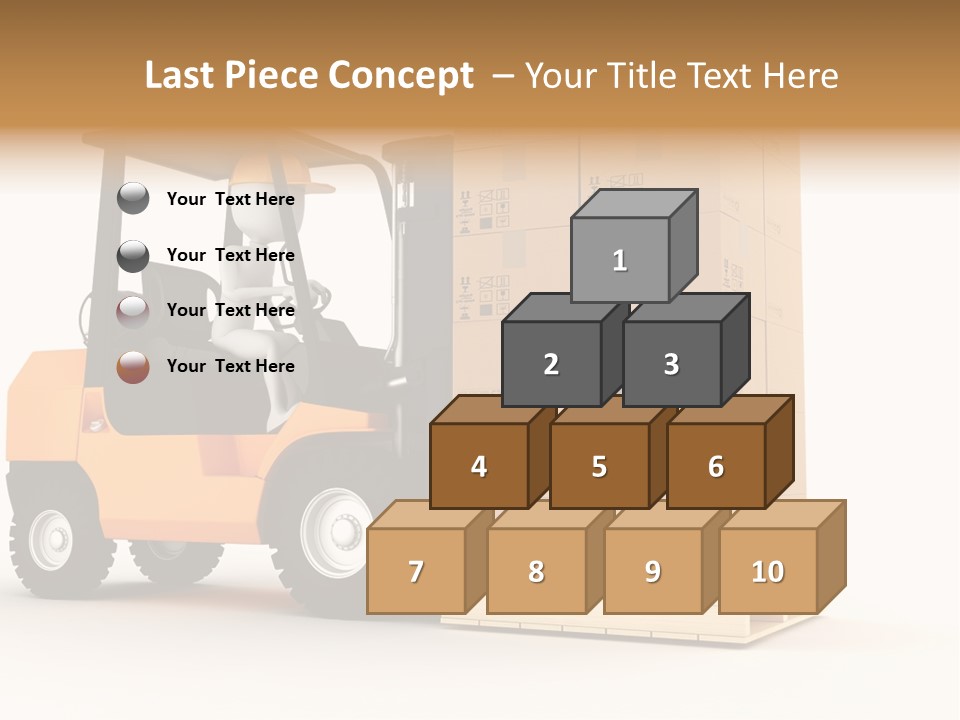 Lift Merchandise Equipment PowerPoint Template