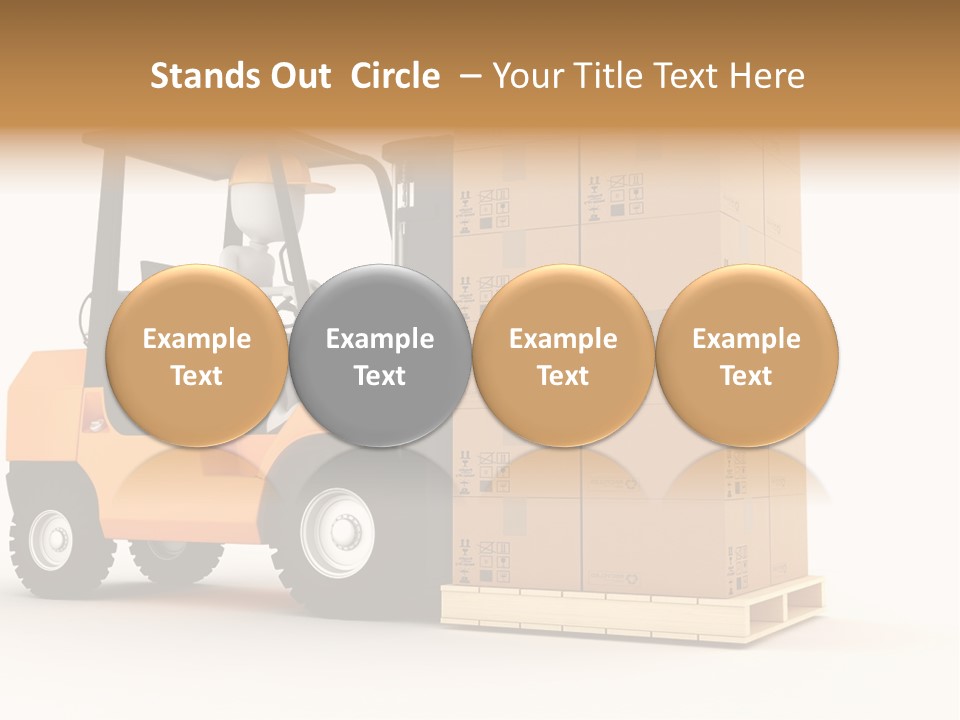 Lift Merchandise Equipment PowerPoint Template