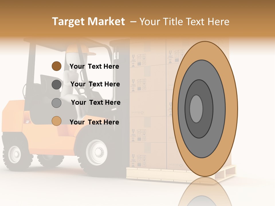 Lift Merchandise Equipment PowerPoint Template