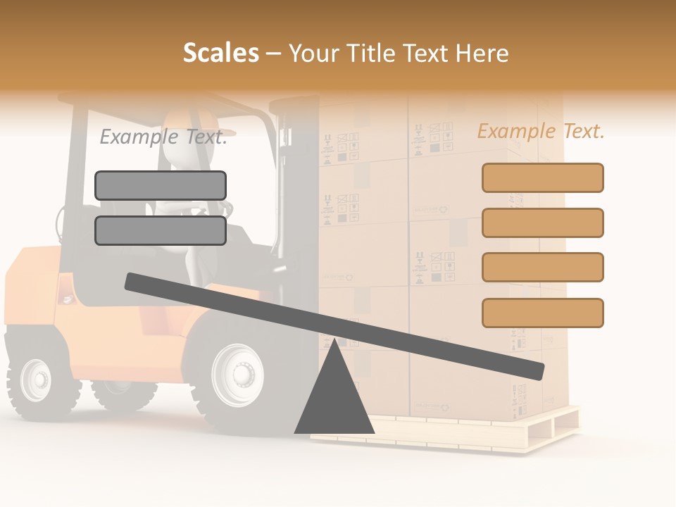 Lift Merchandise Equipment PowerPoint Template