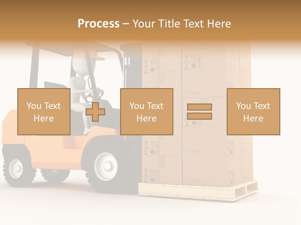 Lift Merchandise Equipment PowerPoint Template
