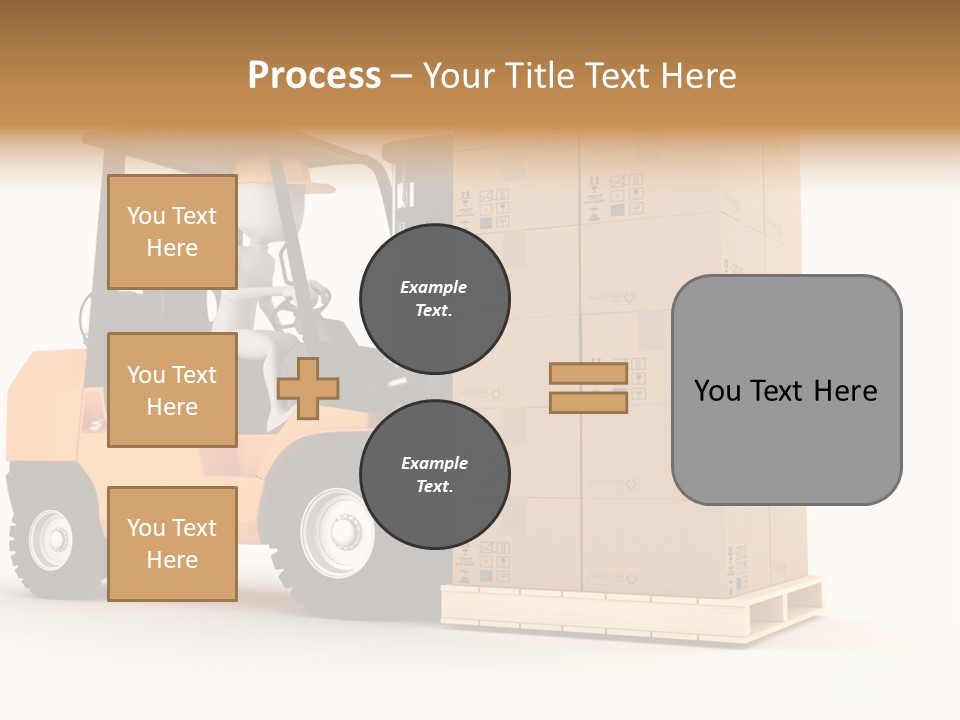 Lift Merchandise Equipment PowerPoint Template