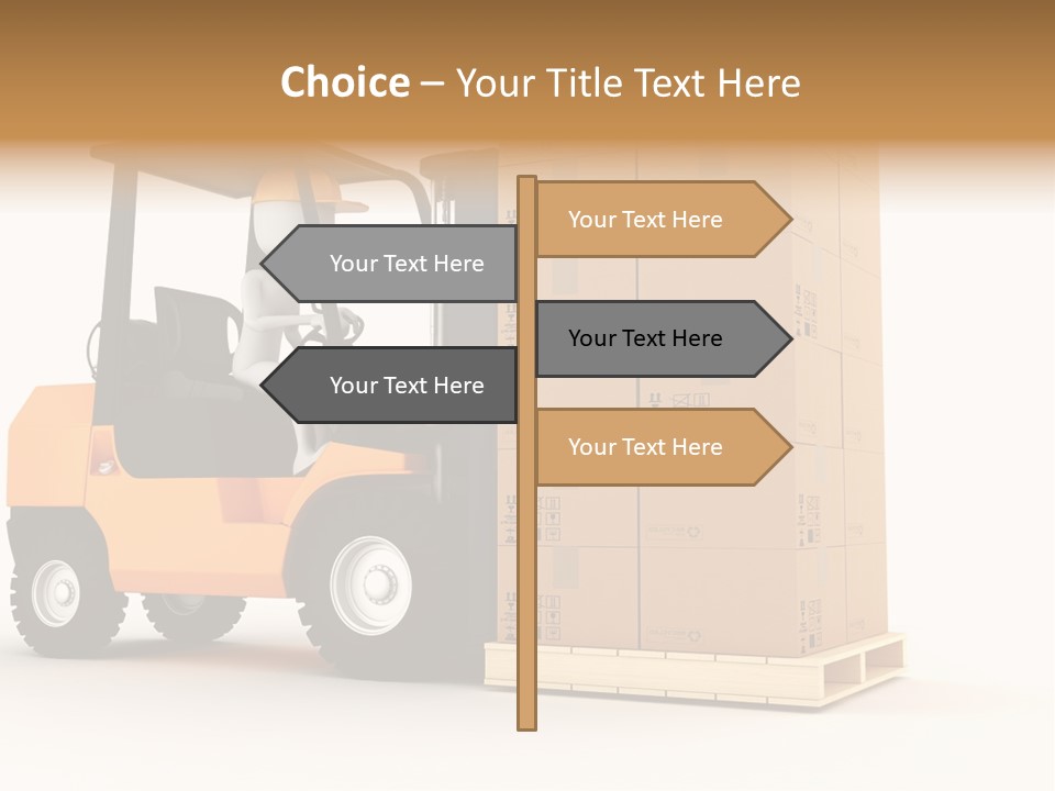 Lift Merchandise Equipment PowerPoint Template