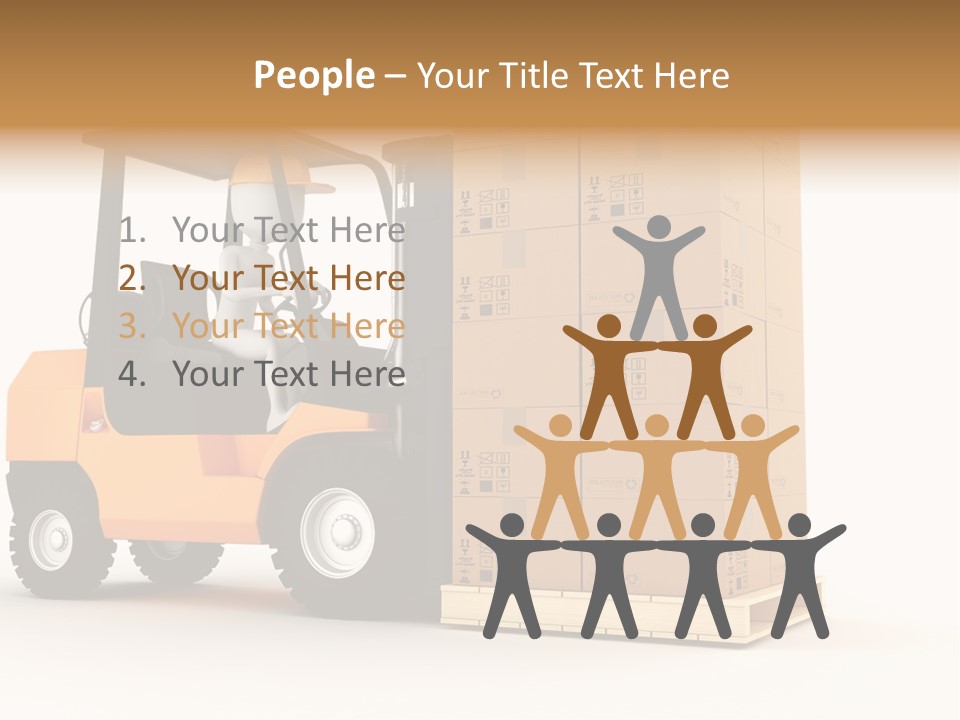 Lift Merchandise Equipment PowerPoint Template