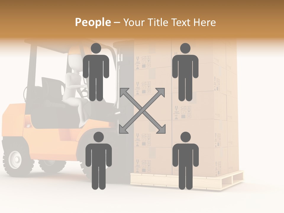 Lift Merchandise Equipment PowerPoint Template