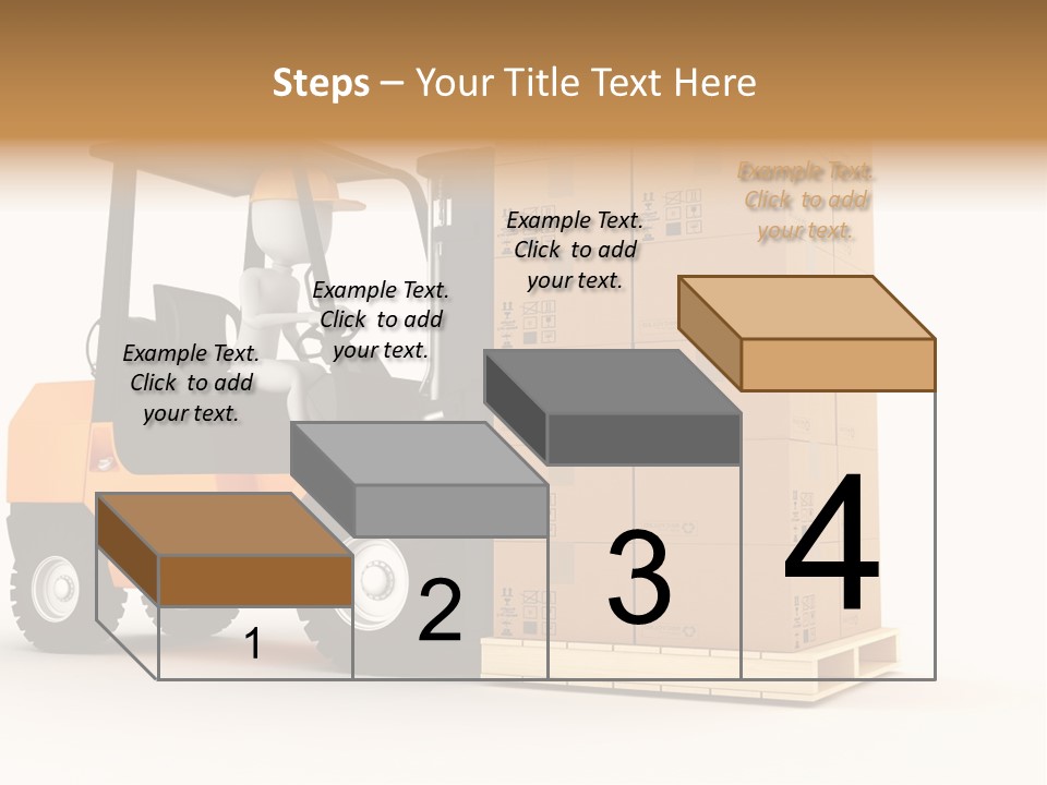 Lift Merchandise Equipment PowerPoint Template