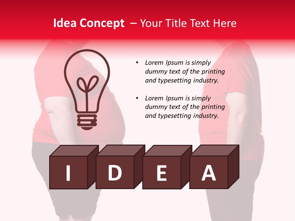 One Hairstyle Style PowerPoint Template