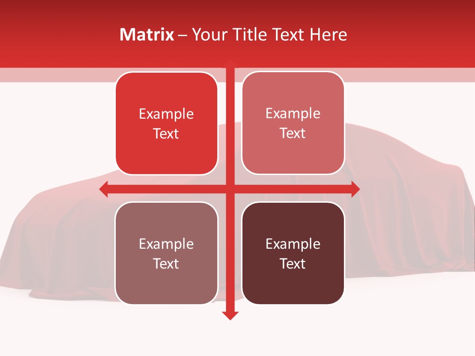 Cloth Surprise Automobile PowerPoint Template