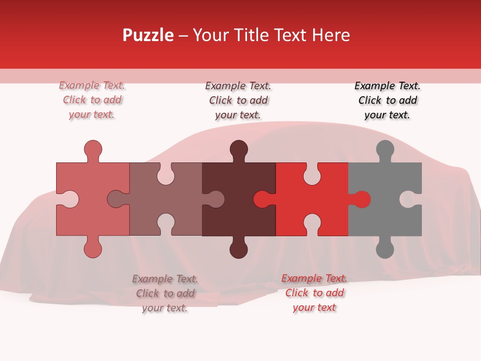 Cloth Surprise Automobile PowerPoint Template