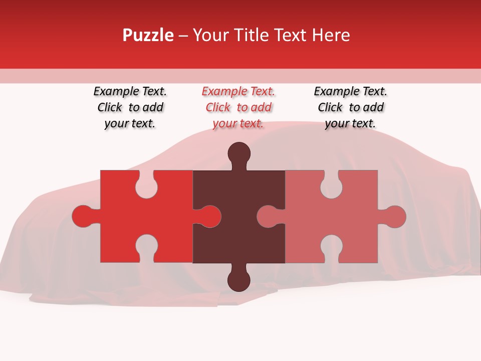 Cloth Surprise Automobile PowerPoint Template