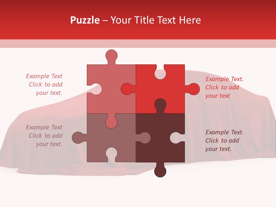 Cloth Surprise Automobile PowerPoint Template