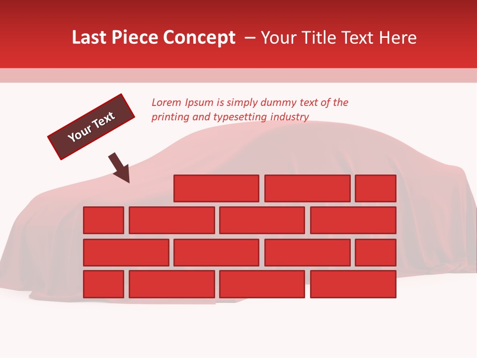 Cloth Surprise Automobile PowerPoint Template