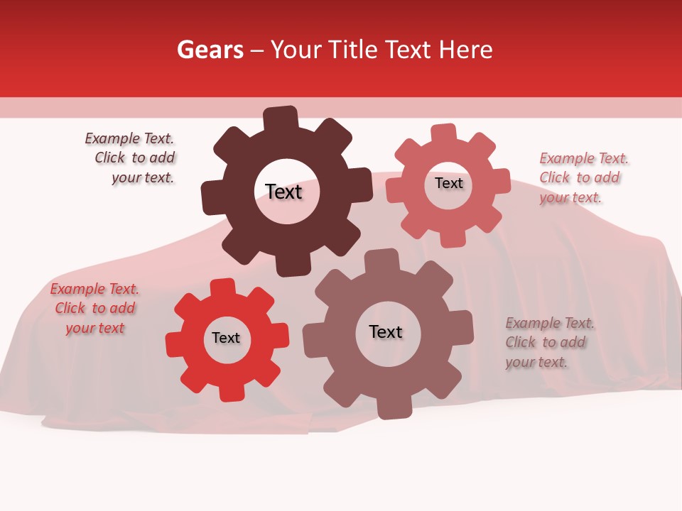 Cloth Surprise Automobile PowerPoint Template