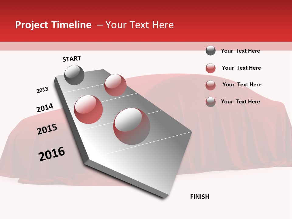 Cloth Surprise Automobile PowerPoint Template