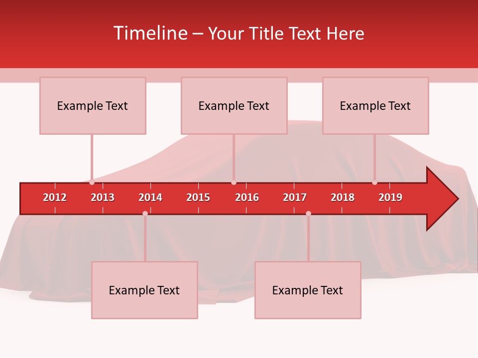 Cloth Surprise Automobile PowerPoint Template