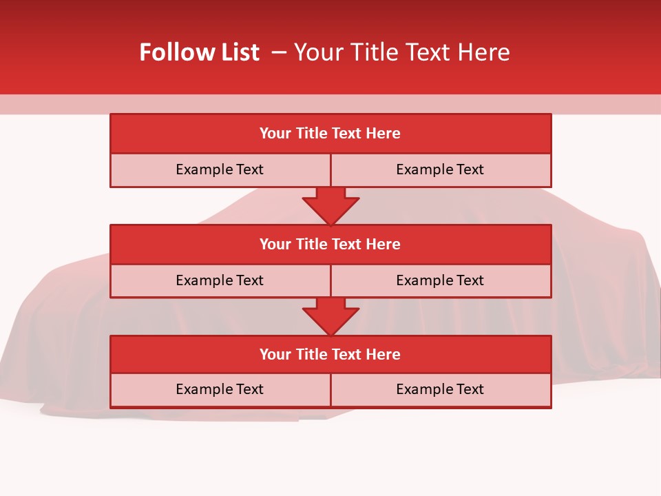 Cloth Surprise Automobile PowerPoint Template