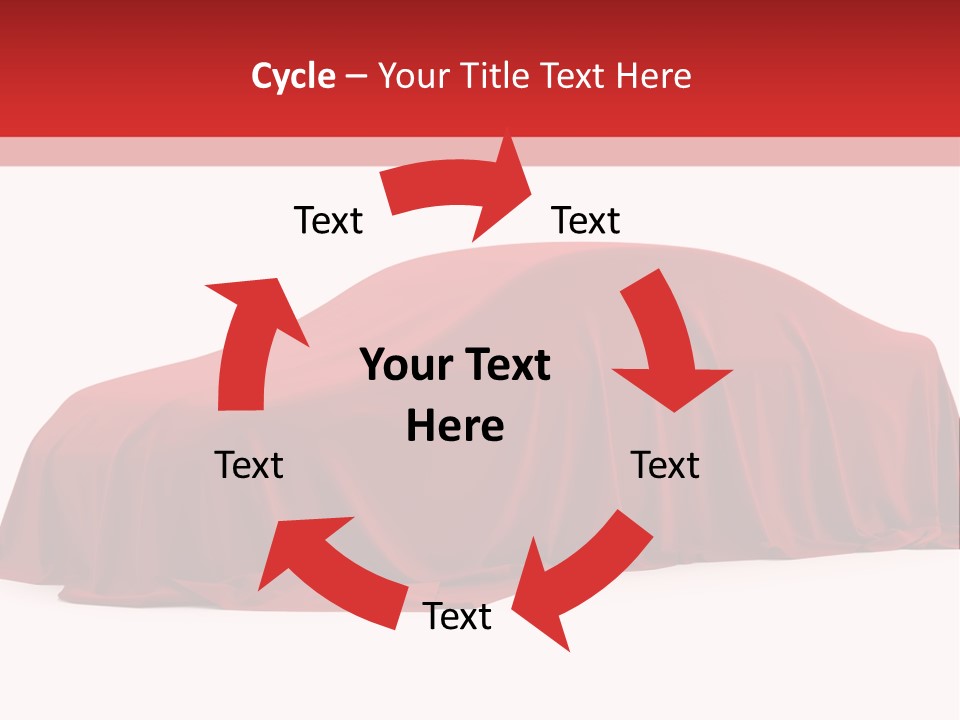 Cloth Surprise Automobile PowerPoint Template