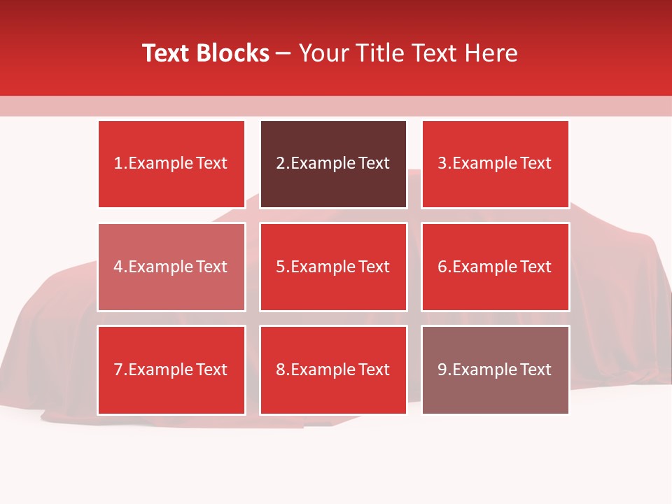 Cloth Surprise Automobile PowerPoint Template