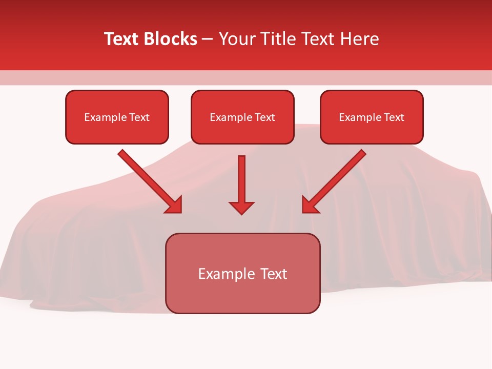 Cloth Surprise Automobile PowerPoint Template