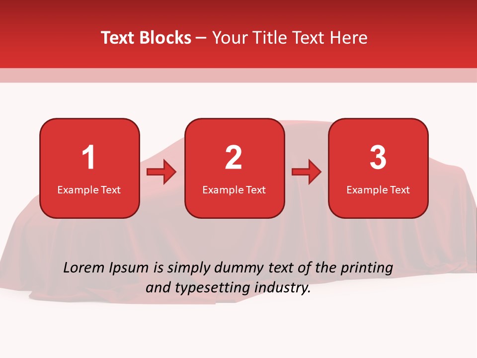 Cloth Surprise Automobile PowerPoint Template