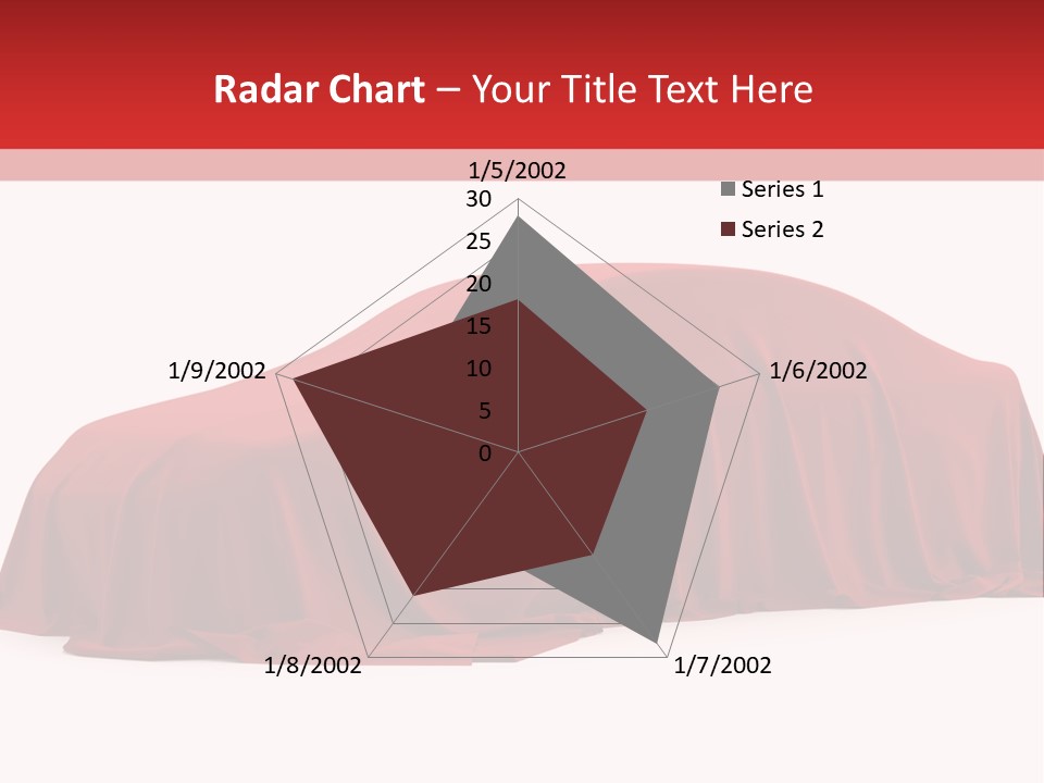 Cloth Surprise Automobile PowerPoint Template