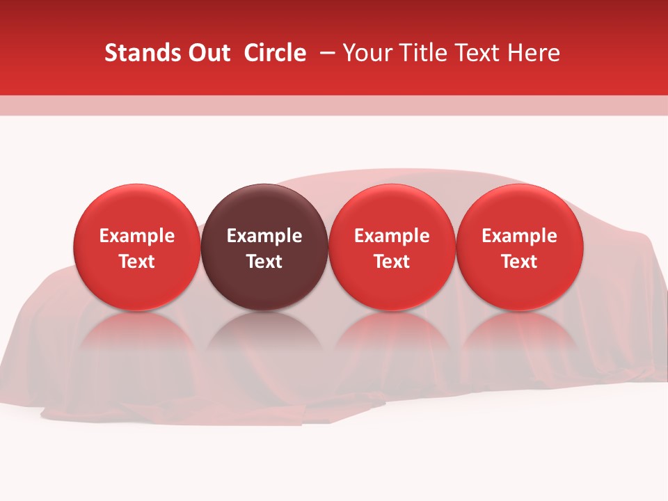 Cloth Surprise Automobile PowerPoint Template