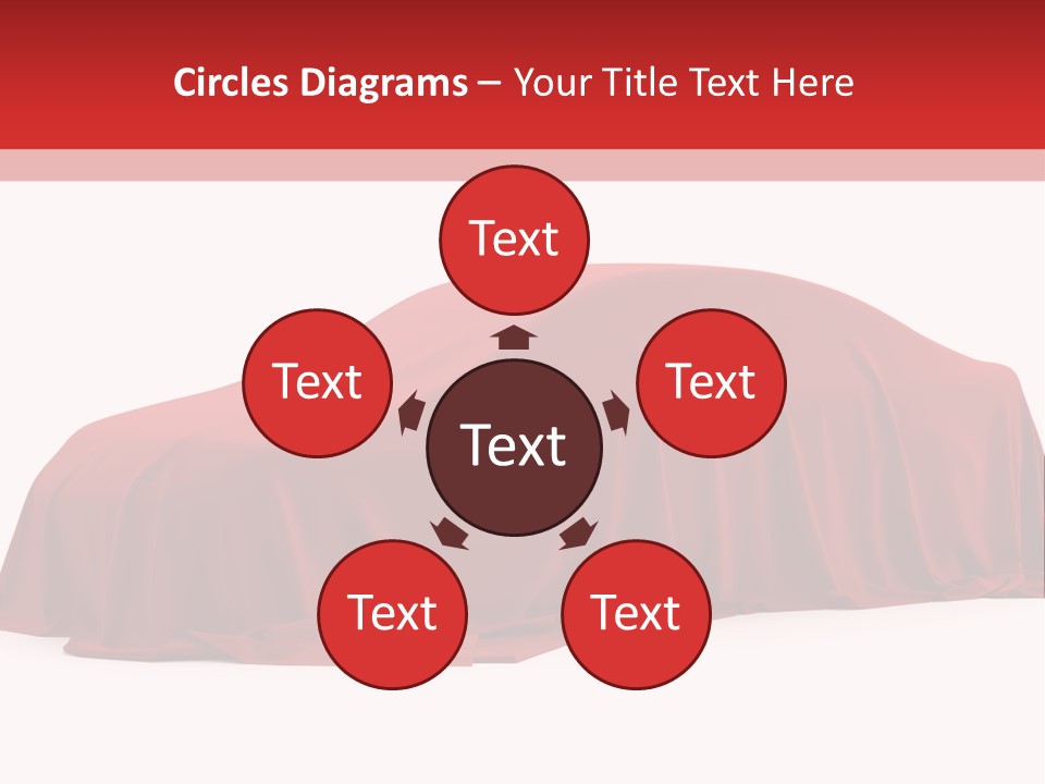 Cloth Surprise Automobile PowerPoint Template