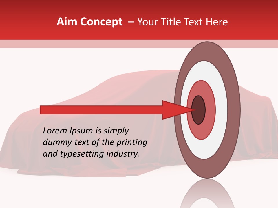 Cloth Surprise Automobile PowerPoint Template