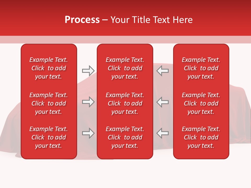 Cloth Surprise Automobile PowerPoint Template