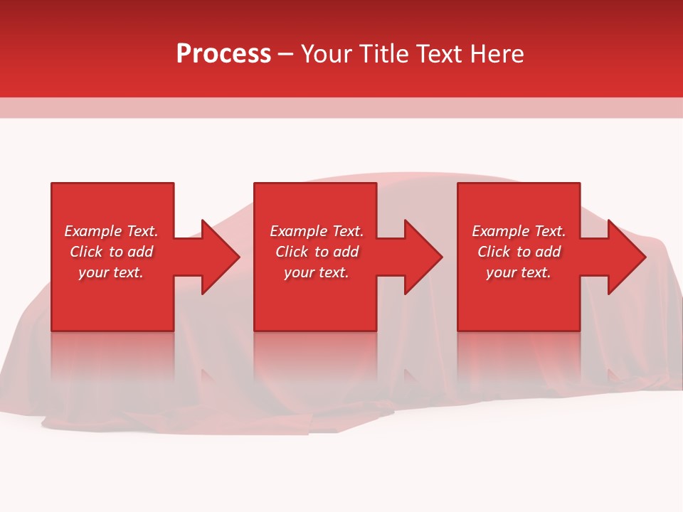Cloth Surprise Automobile PowerPoint Template