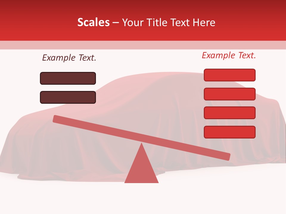 Cloth Surprise Automobile PowerPoint Template