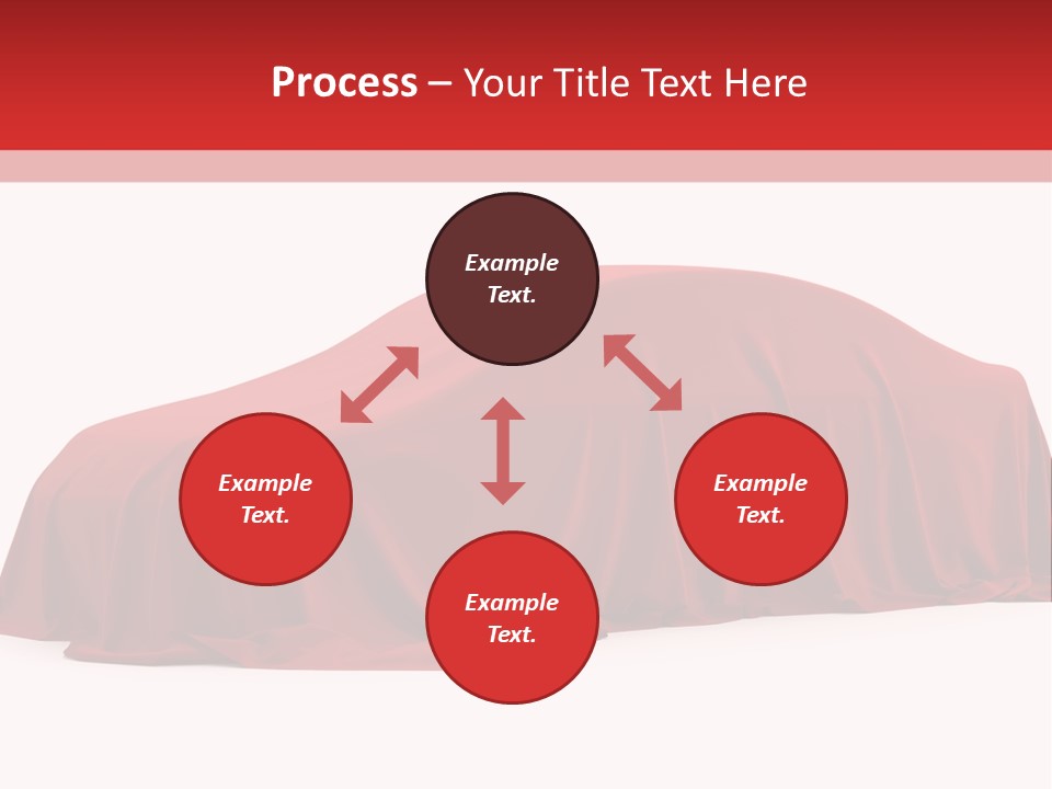 Cloth Surprise Automobile PowerPoint Template