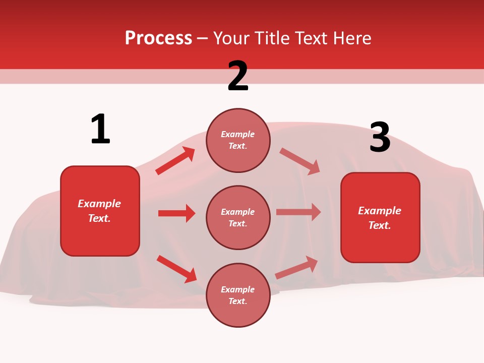 Cloth Surprise Automobile PowerPoint Template