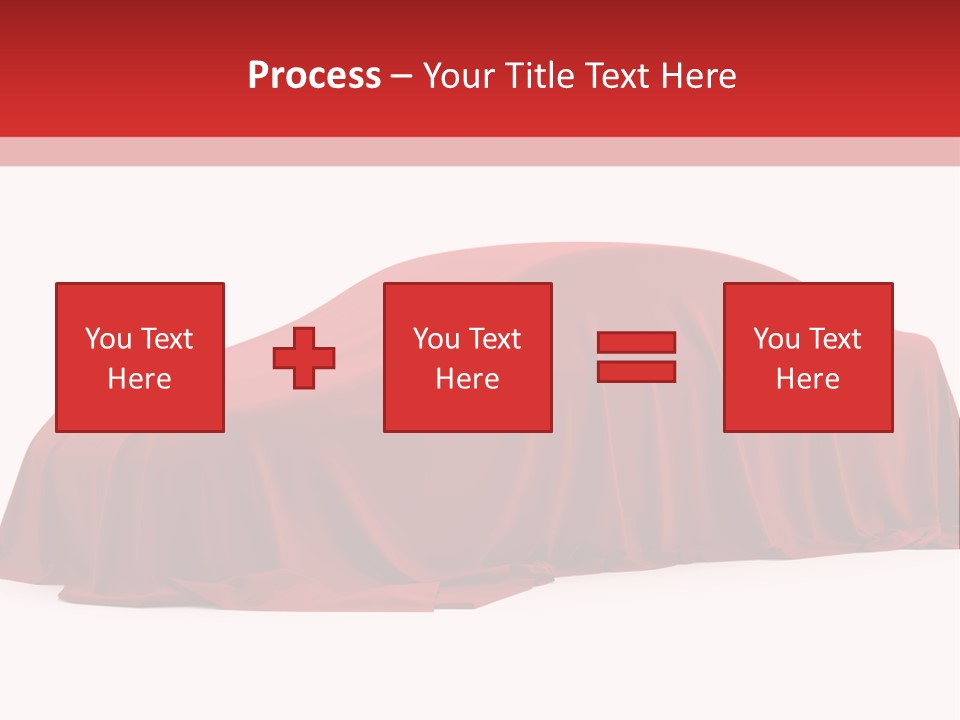 Cloth Surprise Automobile PowerPoint Template