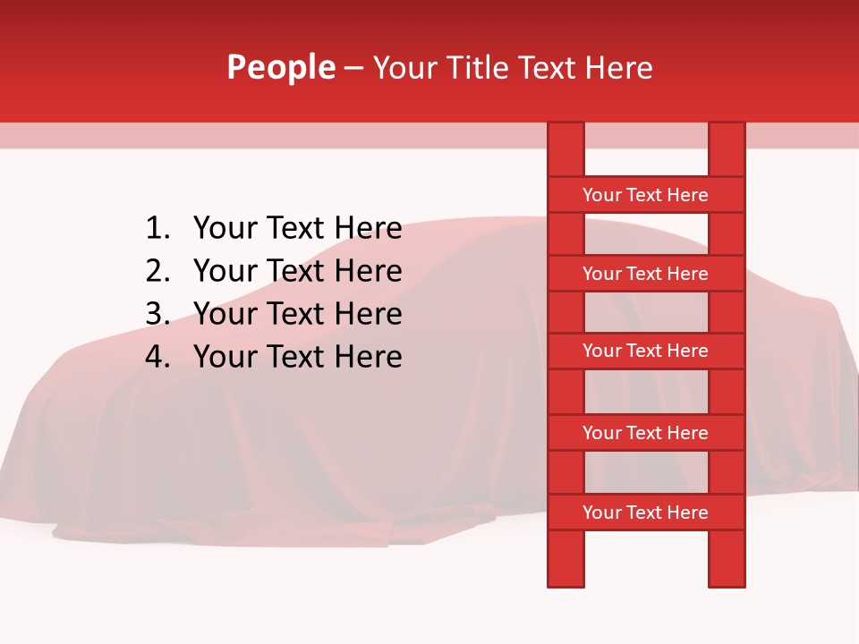 Cloth Surprise Automobile PowerPoint Template