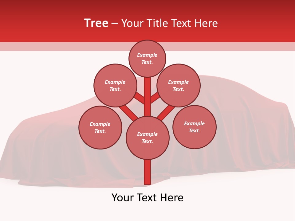 Cloth Surprise Automobile PowerPoint Template