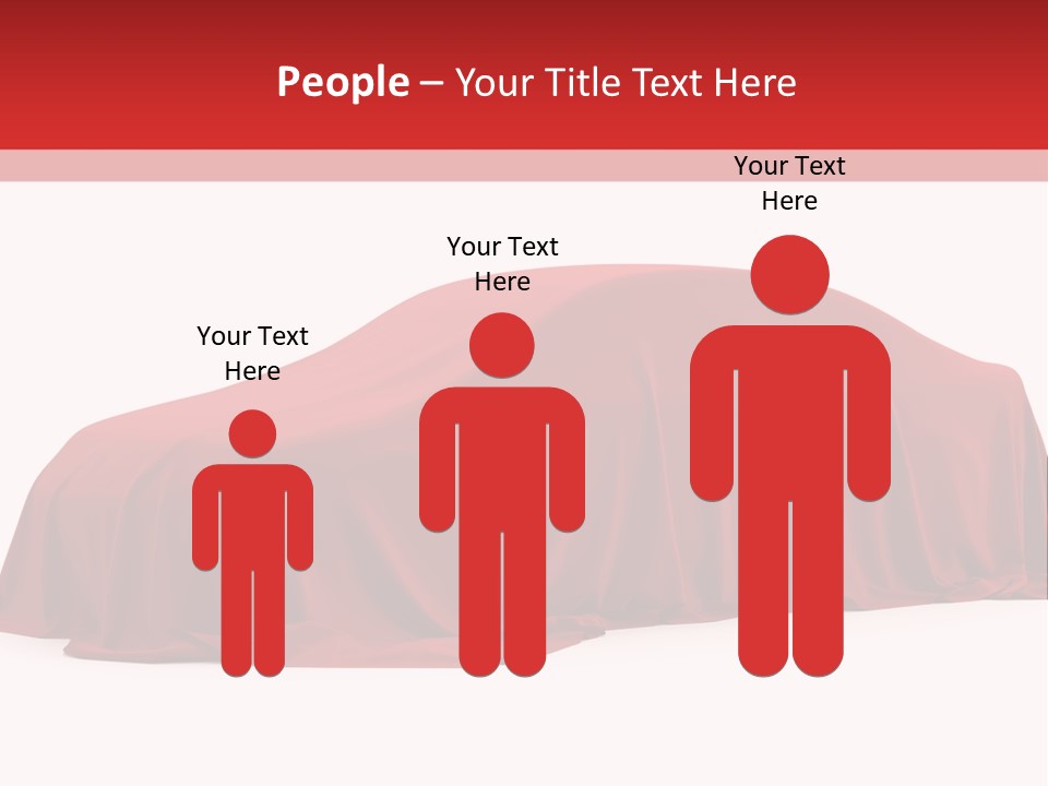 Cloth Surprise Automobile PowerPoint Template