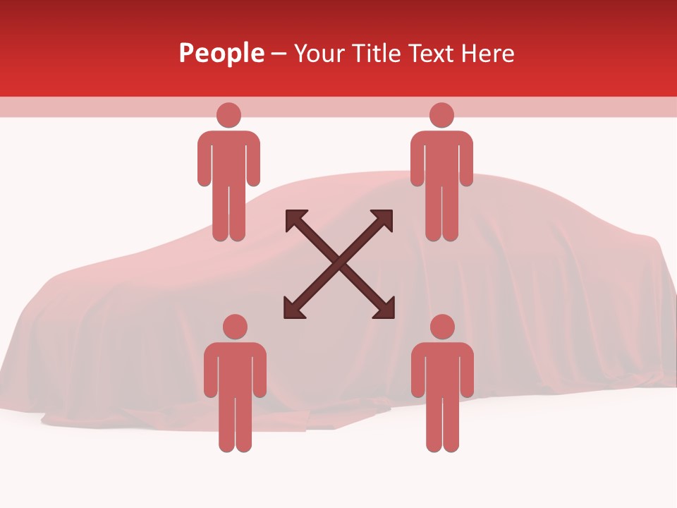 Cloth Surprise Automobile PowerPoint Template