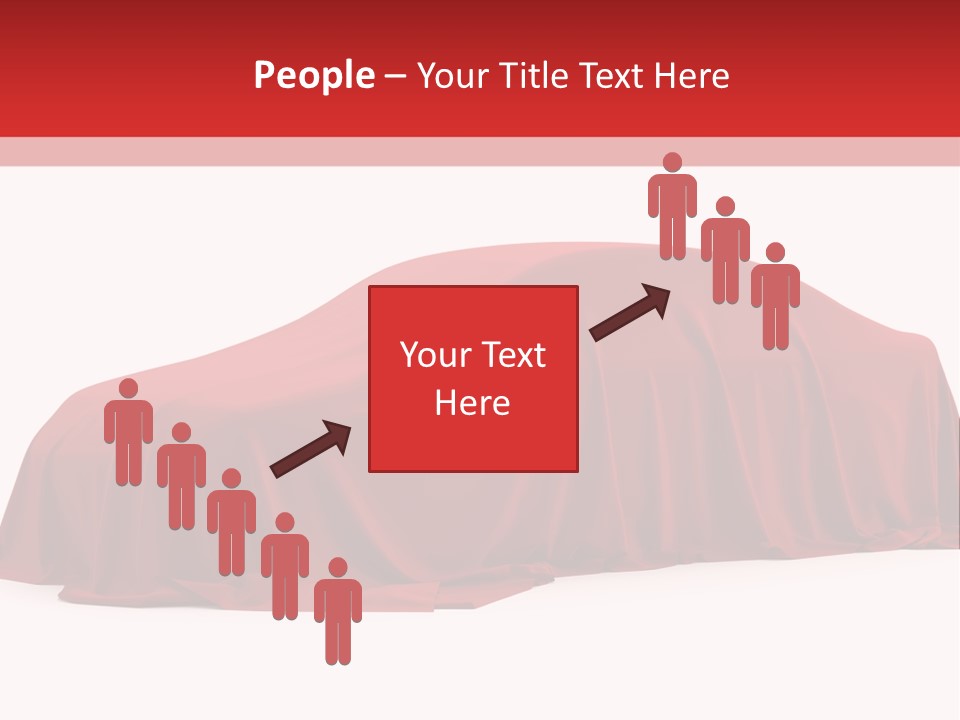 Cloth Surprise Automobile PowerPoint Template