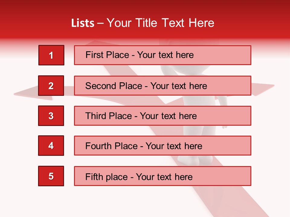 Small Challenge Walk PowerPoint Template