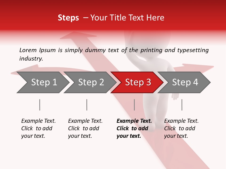 Small Challenge Walk PowerPoint Template