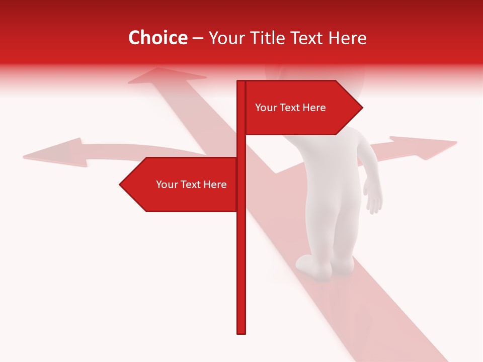 Small Challenge Walk PowerPoint Template